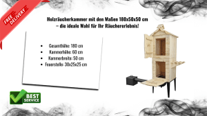 Räucherkammer aus Kiefernholz